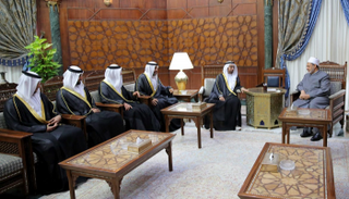 وفد دولة الإمارات العربية المتحدة في ضيافة شيخ الأزهر