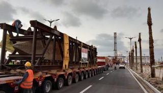 مسلة الملك رمسيس الثاني تصل إلى مدينة العلمين الجديدة