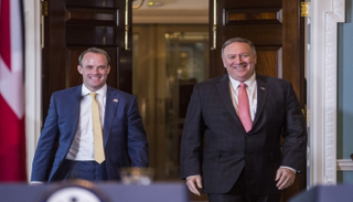 وزير الخارجية الأمريكي ونظيره البريطاني - أ.ف.ب