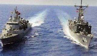 بوارج بحرية تابعة للقوات المصرية