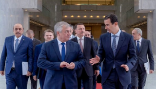 الرئيس السوري خلال استقبال المبعوث الروسي - أرشيفية