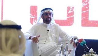 الدكتور علي راشد النعيمي في ملتقى الشباب العالمي
