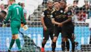 السيتي يستهل حملة الدفاع عن لقب البريمييرليج بخماسية أمام وست هام