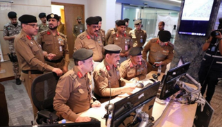 خالد بن قرار الحربي من داخل غرفة مركز القيادة والسيطرة