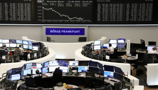 مؤشر داكس الألماني في بورصة فرانكفورت - رويترز