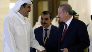 أمير قطر في لقاء سابق مع أردوغان - أرشيفية