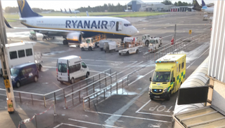 الطائرة الأمريكية بمطار شانون بأيرلندا