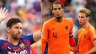 دي يونج ينحاز لميسي ضد فان ديك في سباق الأفضل