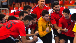 لاعبو منتخب مصر لليد للناشئين