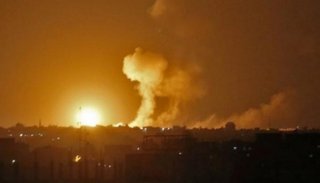 صورة أرشيفية لهجمات إسرائيلية على قطاع غزة