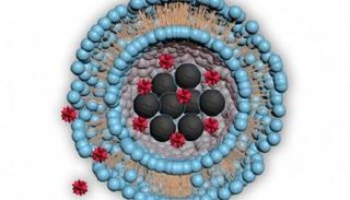 تصميم يوضح كيفية توصيل الدواء بالطريقة الجديدة 