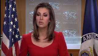 المتحدثة باسم الخارجية الأمريكية، مورجان أورتاجوس