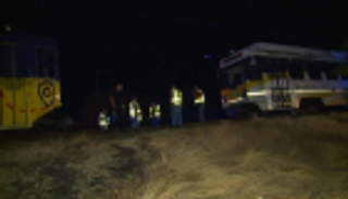 27 مصابا في خروج قطار عن القضبان بكاليفورنيا