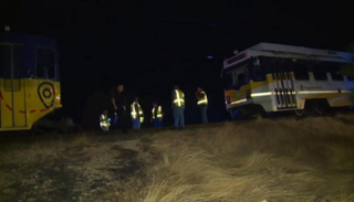 خروج قطار عن القضبان في كاليفورنيا - أرشيفية