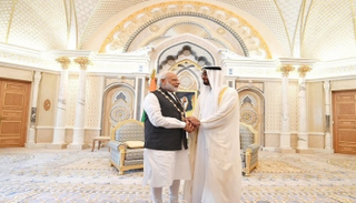 الشيخ محمد بن زايد آل نهيان ورئيس وزراء الهند