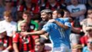 تألق أجويرو يقود مانشستر سيتي للفوز على بورنموث