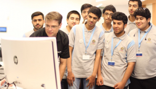 سفراء الابتكار في إحدى الزيارات الميدانية 