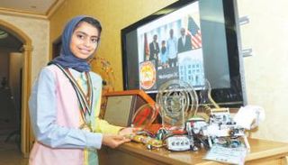 فاطمة الكعبي، أصغر مخترعة إماراتية