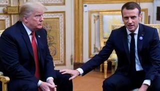 الرئيس الفرنسي ونظيره الأمريكي