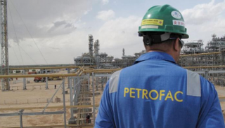 أحد حقول بتروفاك البريطانية في منطقة شمال أفريقيا