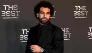 صلاح في حفل الفيفا العام الماضي