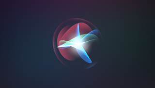 شعار نظام المساعد siri