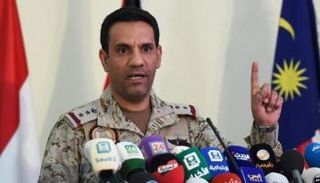 المتحدث باسم قوات تحالف دعم الشرعية في اليمن العقيد الركن تركي المالكي