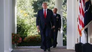 الرئيس الأمريكي دونالد ترامب