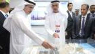 سيف بن زايد يزور منصة "ديوا" بمعرض قمة "أقدر"