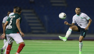 من مباراة الاتفاق والأهلي