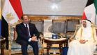 السيسي وأمير الكويت يتفقان على استمرار التعاون لمواجهة الإرهاب