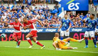 من مباراة ستراسبورج وموناكو