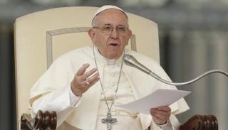 البابا فرنسيس بابا الكنيسة الكاثوليكية