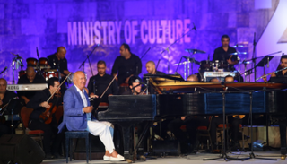 عمر خيرت خلال حفل محكى القلعة