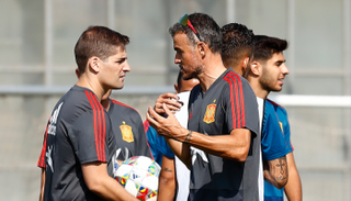 روبرت مورينو مع لويس إنريكي