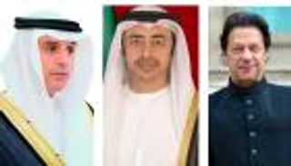 الجبير وعبدالله بن زايد يبحثان مع عمران خان المستجدات على الساحة الكشميرية الأربعاء 