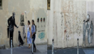 "عاصمة النور" تسرق "بانكسي المجهول"