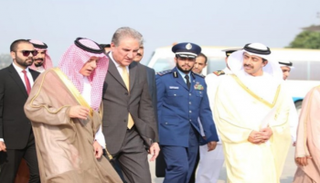 وصول الجبير وعبدالله بن زايد إلى باكستان