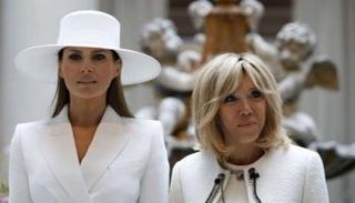 ميلانيا ترامب وبريجيت ماكرون