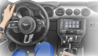 تصميمات تكشف مراحل تطور كابينة القيادة بطراز موستانج الرياضي