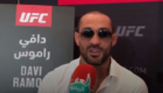 راموس يوجه رسالة للجماهير العربية قبل المشاركة في نزالات "UFC أبوظبي"
