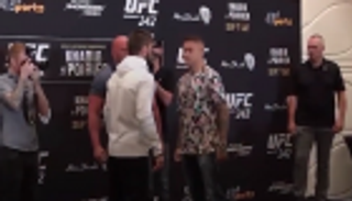 بوارييه يتوعد حبيب بالهزيمة الأولى في بطولة "UFC أبوظبي"