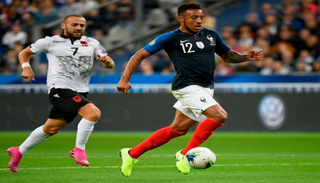 من مباراة فرنسا وألبانيا