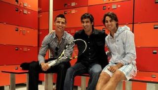 نادال وراؤول جونزاليس ورونالدو