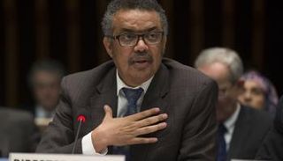 الدكتور تيدروس أدهانوم جيبرييسوس، المدير العام لمنظمة الصحة العالمية