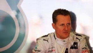 السائق الألماني مايكل شوماخر 