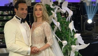 أحمد فهمي وهنا الزاهد في حفل زفافهما