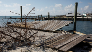 جانب من أضرار الإعصار "دوريان" في جزر الباهاما