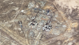 صورة عالية الوضوح التقطها "خليفة سات" لقاعدة بايكونور الفضائية