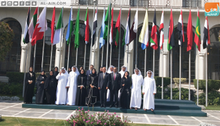 صورة جماعية للوفد الإماراتي مع أحمد أبوالغيط